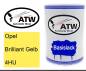 Preview: Opel, Brilliant Gelb, 4HU: 500ml Lackdose, von ATW Autoteile West.